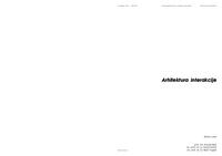 prikaz prve stranice dokumenta Arhitektura interakcije